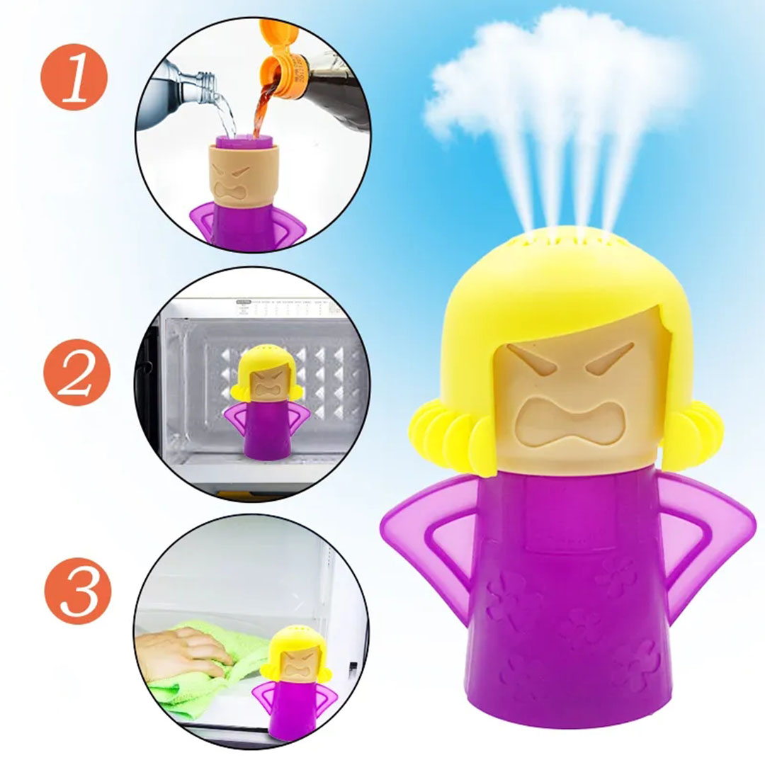 Angry Mama Microwave Cleaner - Microwave Oven Steam Cleaner, Angry Mom High  Temp