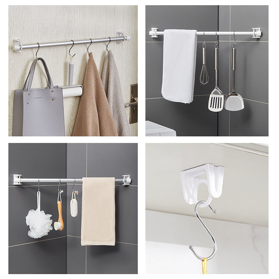 Easy and Convenient Curtain Rod Holders