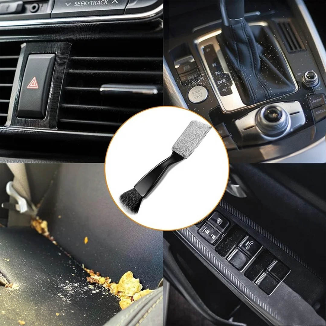 Car Interior Detailing Brush Dust Removal Brush Air Vent Crevice Cleaning  Brush – Tacos Y Mas