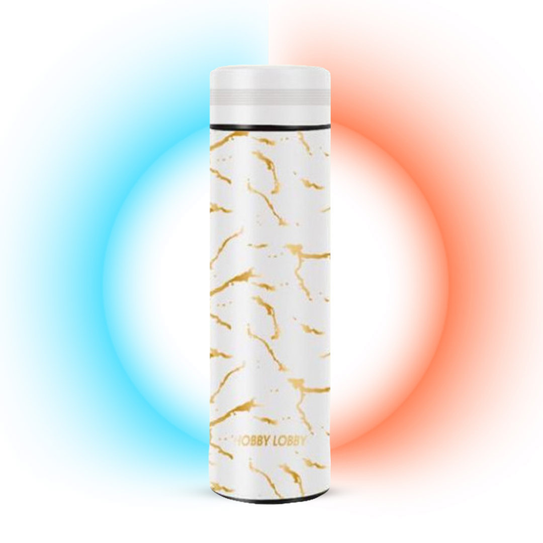 KD Double Wall Vacuum Flask, LED Temperature Display, 500 mL Stainless