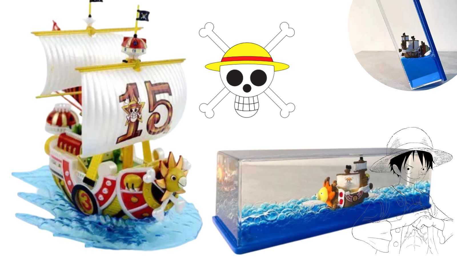 One Piece Anime Goods Thousand Sunny Float Brand New